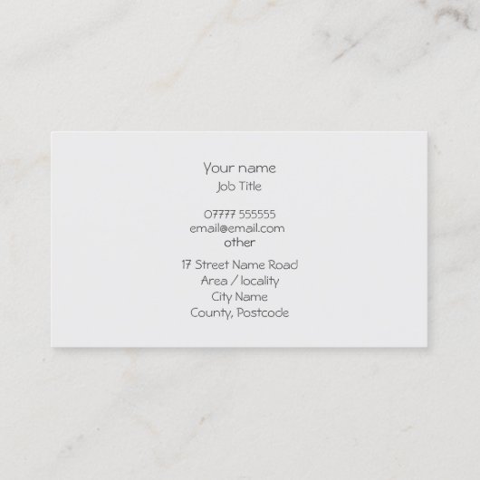 Rho Ophiuchi Cloud Complex - James Webb NIRCam 名刺 (裏面)