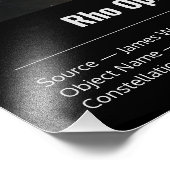 Rho Ophiuchi (NIRCam Image) James Webb Image フォトプリント (角)