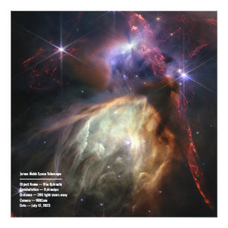 Rho Ophiuchi (NIRCam Image) JWSTイメージ&プロンプト フォトプリント