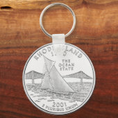 Rhode Island キーホルダー (正面)