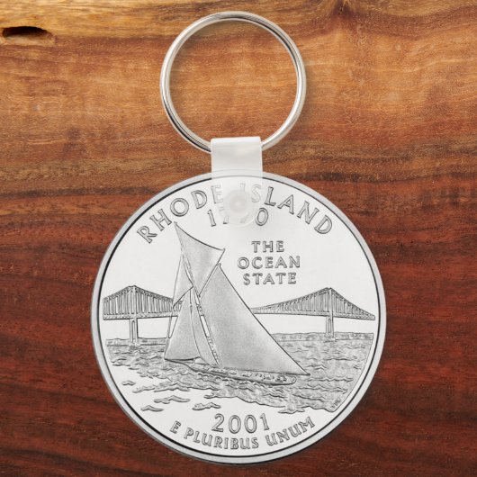 Rhode Island キーホルダー (正面)
