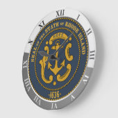 Rhode Island ラージ壁時計 (傾斜)