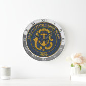 Rhode Island ラージ壁時計 (ホーム)