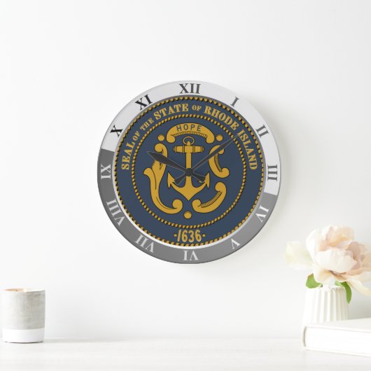 Rhode Island ラージ壁時計 (ホーム)