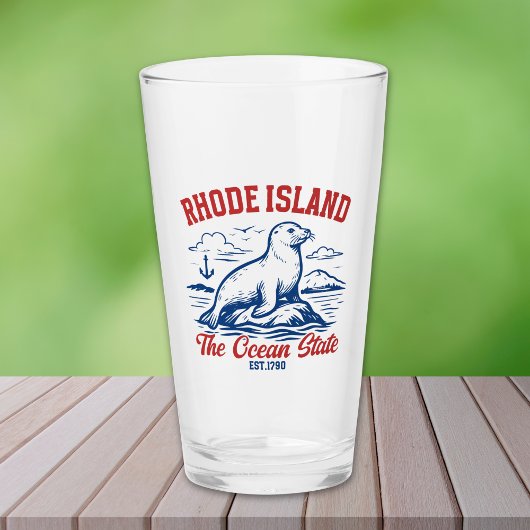 Rhode Island Beach Vibes Gift Idea タンブラーグラス