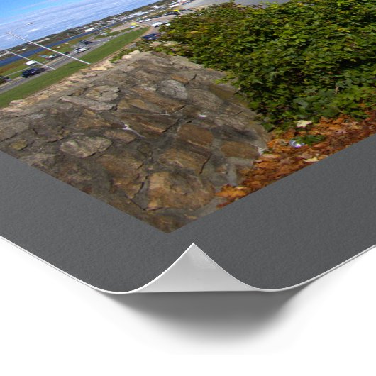 Rhode Island Beach Waterscape Poster ポスター (角)