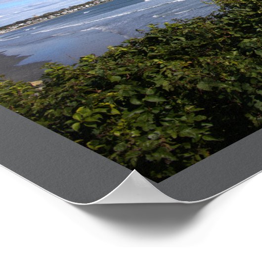 Rhode Island Beach Waterscape Poster ポスター (角)