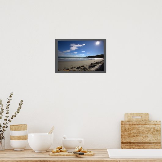 Rhode Island Beach Waterscape Poster ポスター (キッチン)