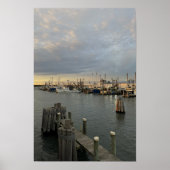 Rhode Island Boats at Sunset Poster ポスター (正面)