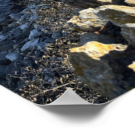 Rhode Island Cliff Walk Poster ポスター (角)