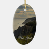 Rhode Island Cliffside Sunset Ornament セラミックオーナメント (右)