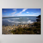 Rhode Island Cliffside Waterscape Poster ポスター (正面)