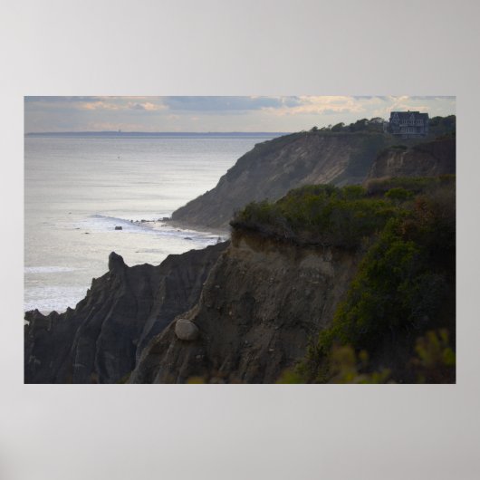Rhode Island Cliffside Waterscape Poster ポスター (正面)