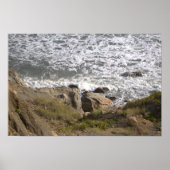 Rhode Island Cliffside Waterscape Poster ポスター (正面)