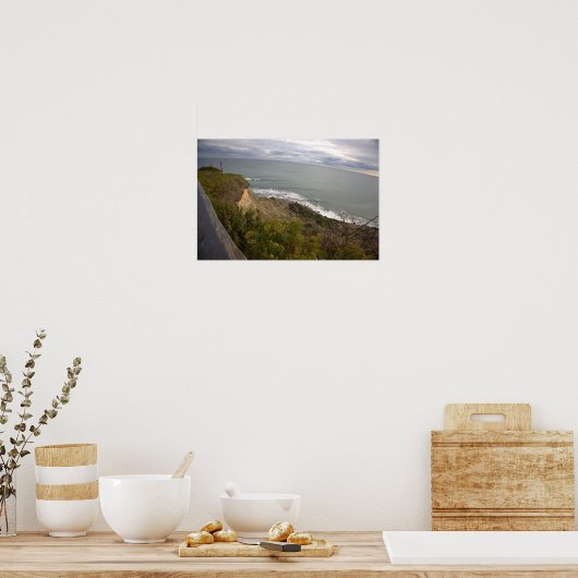Rhode Island Cliffside Waterscape Poster ポスター (キッチン)
