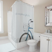 Rhode Island Coastal Cruiser Bike Shower Curtain シャワーカーテン (インサイチュ)