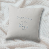 Rhode Island Coastal Cruiser Bike Throw Pillow クッション