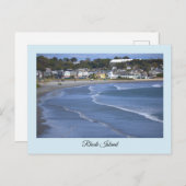 Rhode Island Ocean Waterscape Postcard ポストカード (正面/裏面)