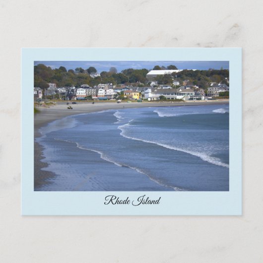 Rhode Island Ocean Waterscape Postcard ポストカード (正面)