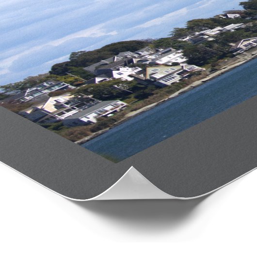 Rhode Island Ocean Waterscape Poster ポスター (角)