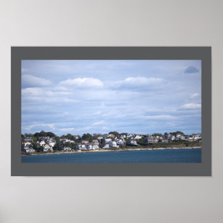 Rhode Island Ocean Waterscape Poster ポスター