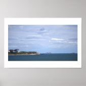 Rhode Island Ocean Waterscape Poster ポスター (正面)