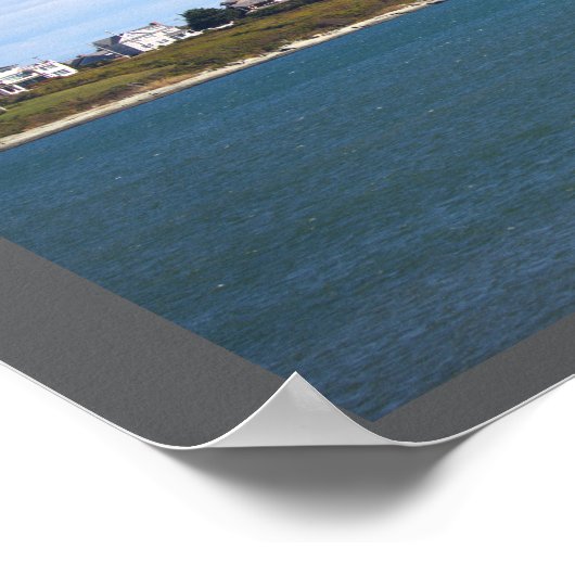 Rhode Island Ocean Waterscape Poster ポスター (角)