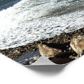 Rhode Island Ocean Waterscape Poster ポスター (角)