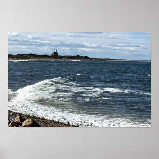 Rhode Island Ocean Waterscape Poster ポスター (正面)