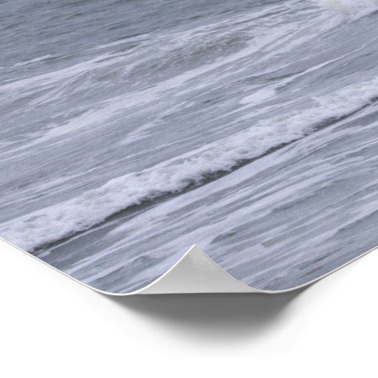 Rhode Island Ocean Waves Poster ポスター (角)