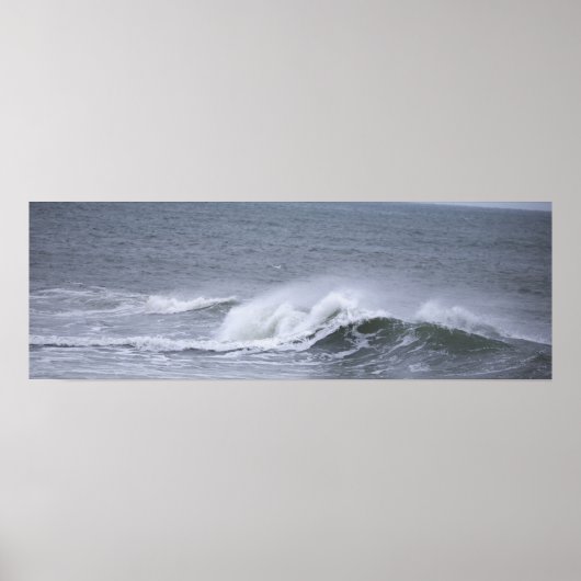 Rhode Island Ocean Waves Poster ポスター (正面)