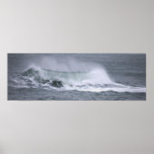Rhode Island Ocean Waves Poster ポスター (正面)