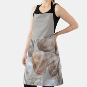 Rhode Island Quahog Clams Coastal Apron エプロン (インサイチュ)