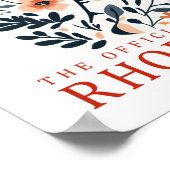 Rhode Island Red Bird of Rhode Island Travel ポスター (角)