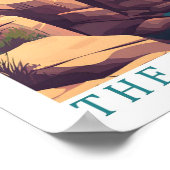 Rhode Island the Ocean State USA Travel Place ポスター (角)