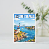 Rhode Island Travel ポストカード (スタンド正面)