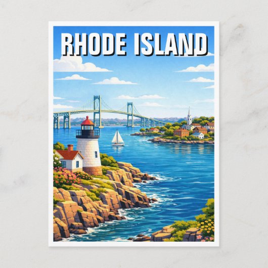 Rhode Island Travel ポストカード (正面)