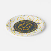 Rhode Islander Flag & Seal, Rhode Island ペーパープレート (アングル)