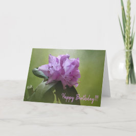 rhodedendron 1-18グリーティングカード カード