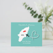 Rhodes Greekの結婚目的地の日付を保存 セーブザデート (スタンド正面)