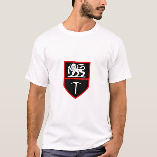 Rhodesianの軍隊の記章のワイシャツ Tシャツ (正面)