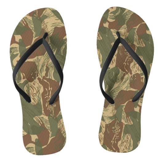 RhodesianブラシストロークSlops (ビーチサンダル) ビーチサンダル (ソール)