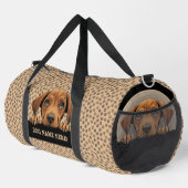 Rhodesian Ridgebackという名前の犬の追加 ダッフルバッグ (右コーナー)