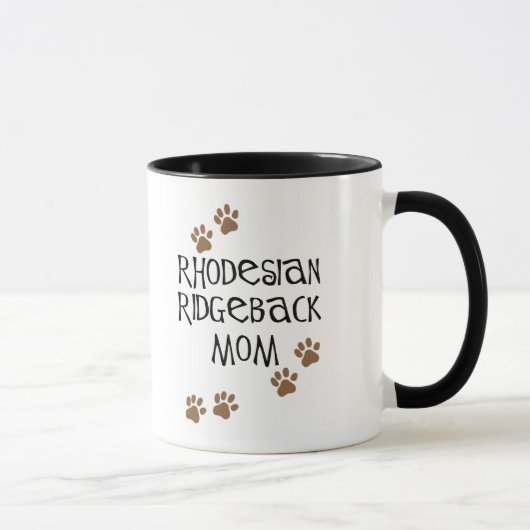 Rhodesian Ridgebackのお母さん マグカップ (右)