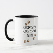 Rhodesian Ridgebackのお母さん マグカップ (左)