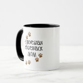 Rhodesian Ridgebackのお母さん マグカップ (正面左)