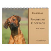 Rhodesian Ridgebackのカレンダー2011年 カレンダー (カバー)