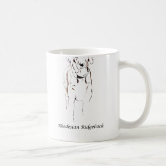 Rhodesian Ridgebackのマグ コーヒーマグカップ