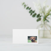 Rhodesian Ridgebackのリネン名刺 名刺 (スタンド正面)