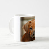 Rhodesian Ridgebackの恋人のマグ コーヒーマグカップ (正面左)